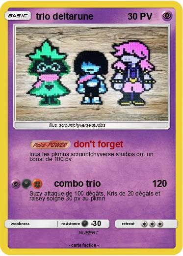 Pokemon trio deltarune