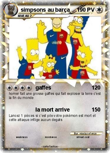 Pokemon simpsons au barça