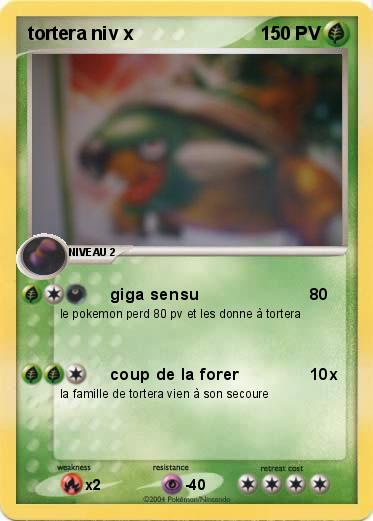 Pokemon tortera niv x