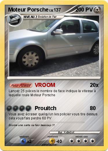 Pokemon Moteur Porsche