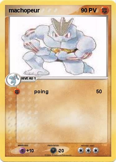 Pokemon machopeur