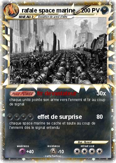 Pokemon rafale space marine