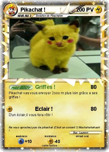 Pokemon Pikachat !