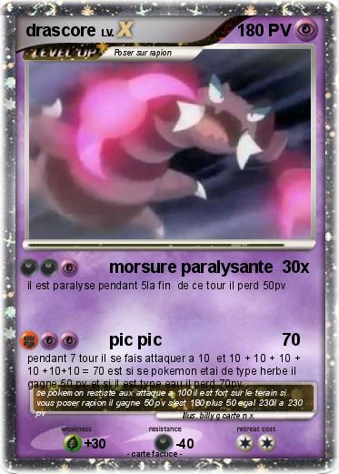Pokemon drascore