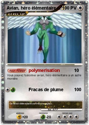 Pokemon Avian, héro élèmentaire