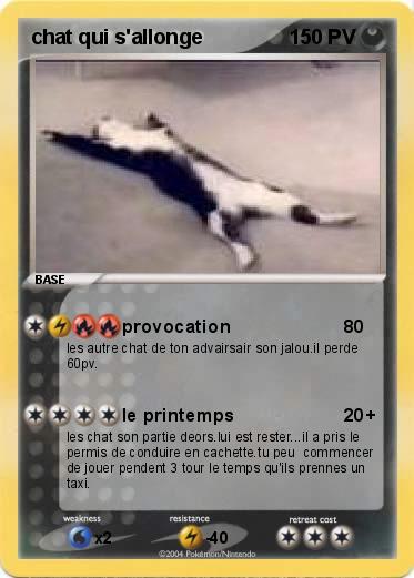 Pokemon chat qui s'allonge