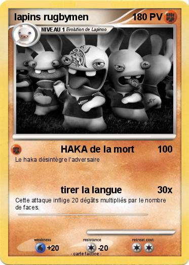 Pokemon lapins rugbymen