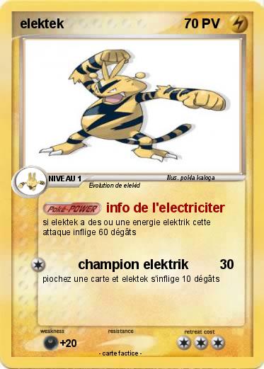 Pokemon elektek