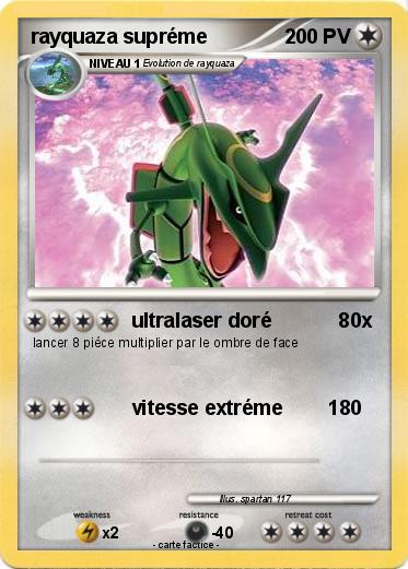 Pokemon rayquaza supréme