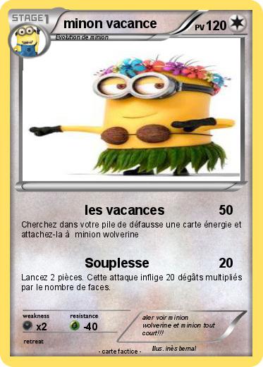 Pokemon minon vacance