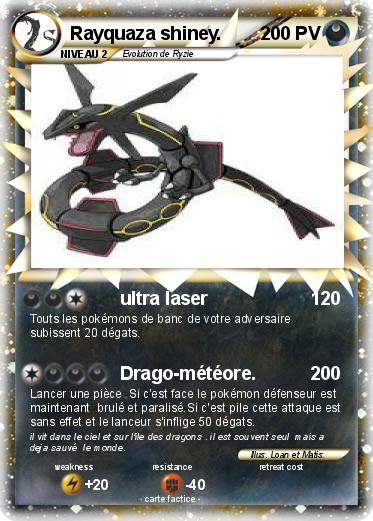 Pokemon Rayquaza shiney.