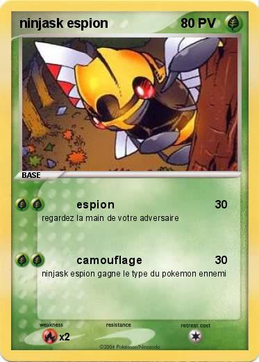Pokemon ninjask espion