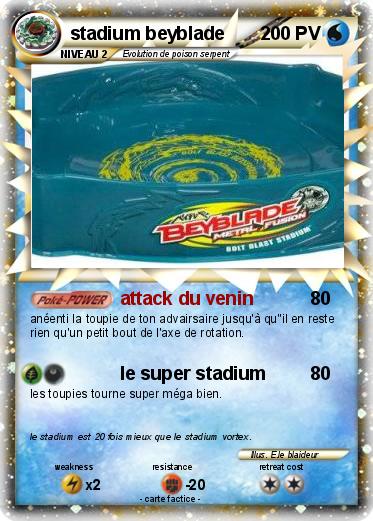 Pokemon stadium beyblade