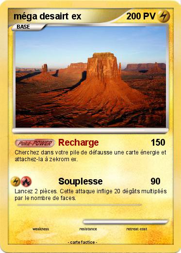 Pokemon méga desairt ex