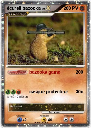 Pokemon écureil bazooka
