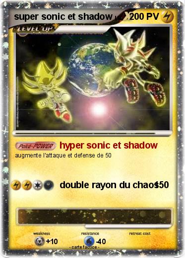 Pokemon super sonic et shadow