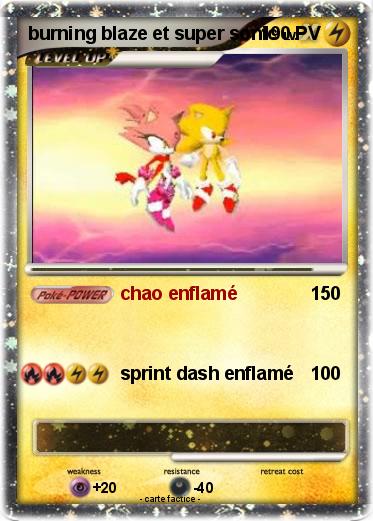 Pokemon burning blaze et super sonic