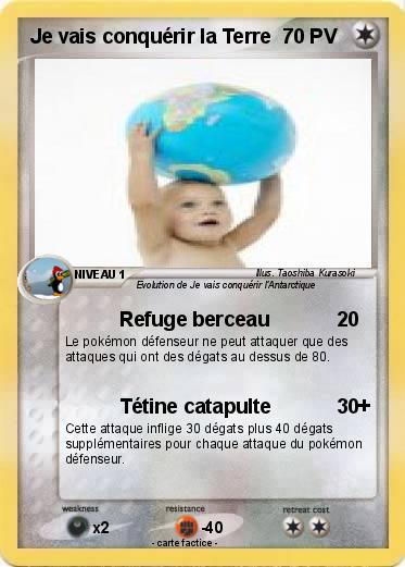 Pokemon Je vais conquérir la Terre