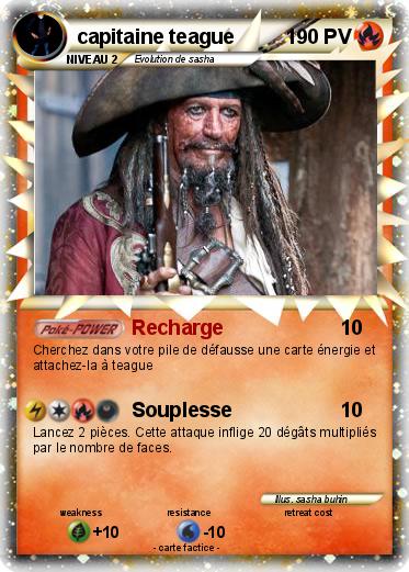 Pokemon capitaine teague