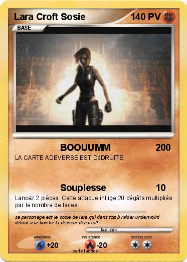 Pokemon Lara Croft Sosie