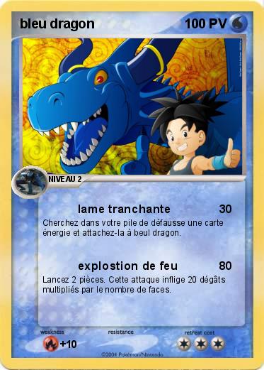 Pokemon bleu dragon