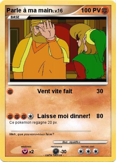 Pokemon Parle à ma main