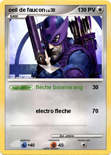 Pokemon oeil de faucon