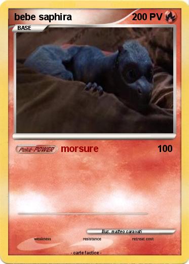 Pokemon bebe saphira