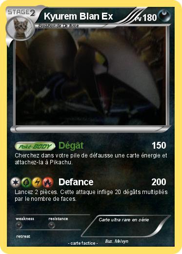 Pokemon Kyurem Blan Ex