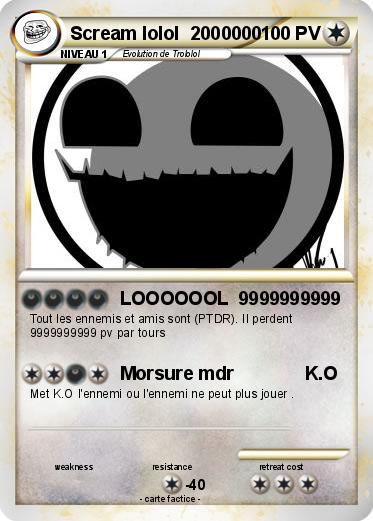 Pokemon Scream lolol  2000000