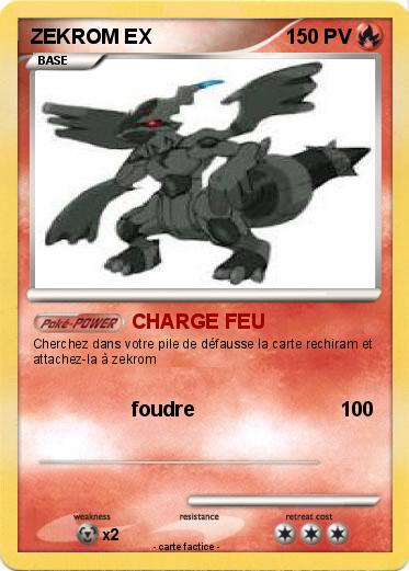 Pokemon ZEKROM EX