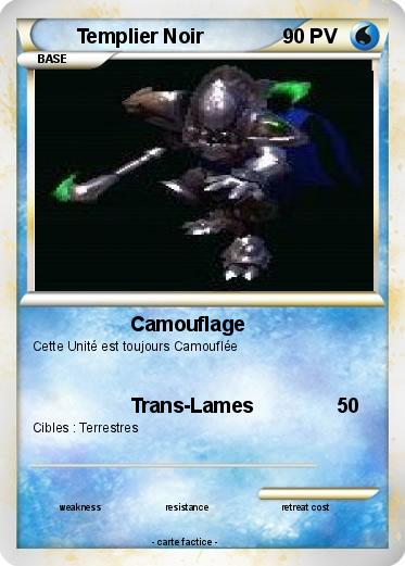 Pokemon Templier Noir