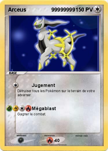 Pokemon Arceus                 99999999