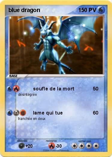 Pokemon blue dragon