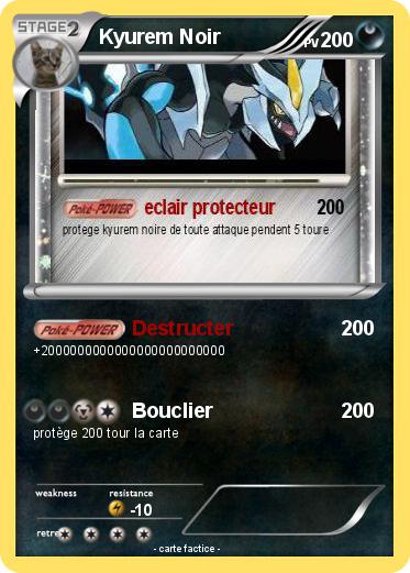 Pokemon Kyurem Noir