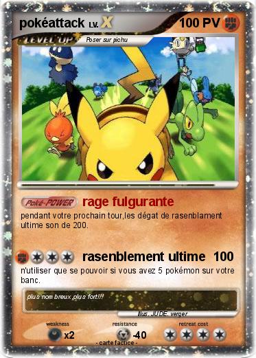 Pokemon pokéattack