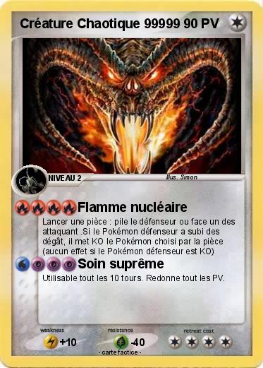 Pokemon Créature Chaotique 99999