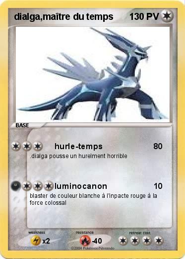 Pokemon dialga,maître du temps