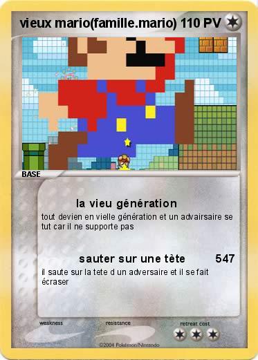 Pokemon vieux mario(famille.mario)