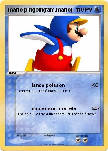 Pokemon mario pingoin(fam.mario)
