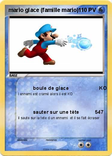 Pokemon mario glace (famille mario)