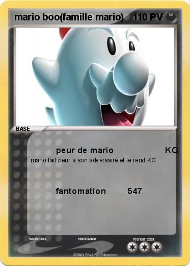 Pokemon mario boo(famille mario)