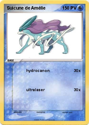 Pokemon Suicune de Amélie