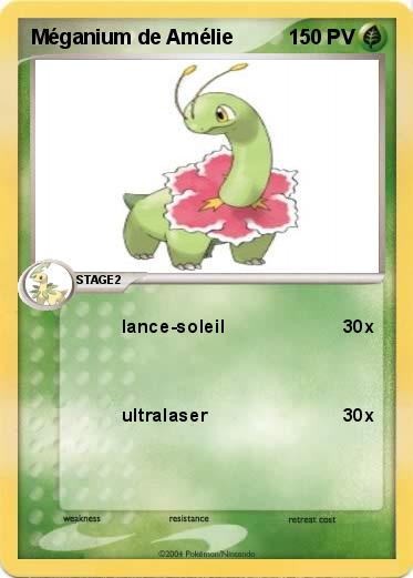 Pokemon Méganium de Amélie