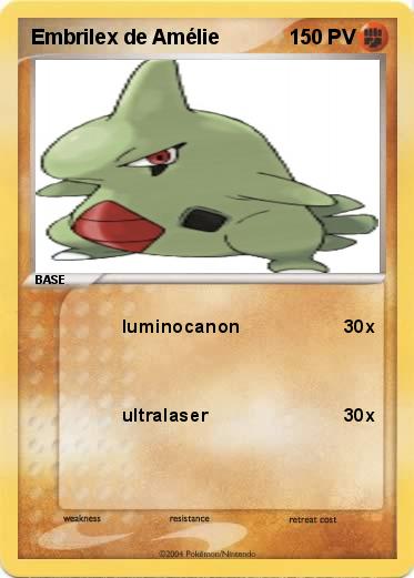 Pokemon Embrilex de Amélie
