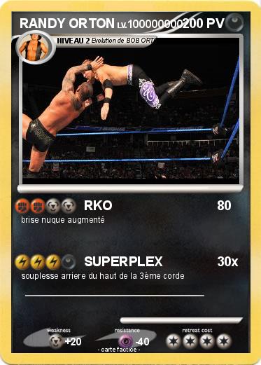 Pokemon RANDY ORTON