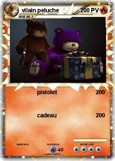 Pokemon vilain peluche