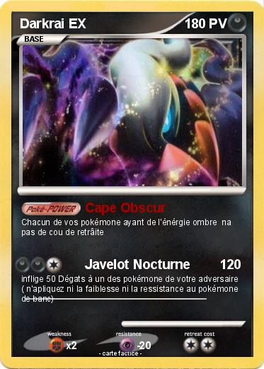 Pokemon Darkrai EX