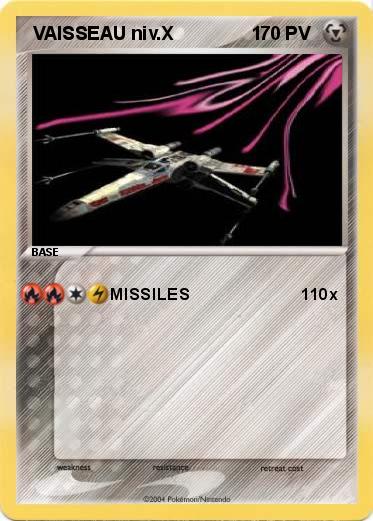 Pokemon  VAISSEAU niv.X               1