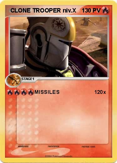 Pokemon  CLONE TROOPER niv.X